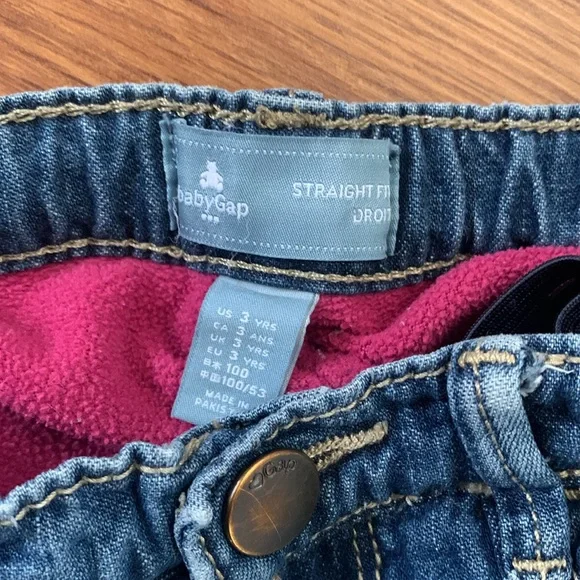 Gap fleece lined jeans 3t - Picture 2 of 3